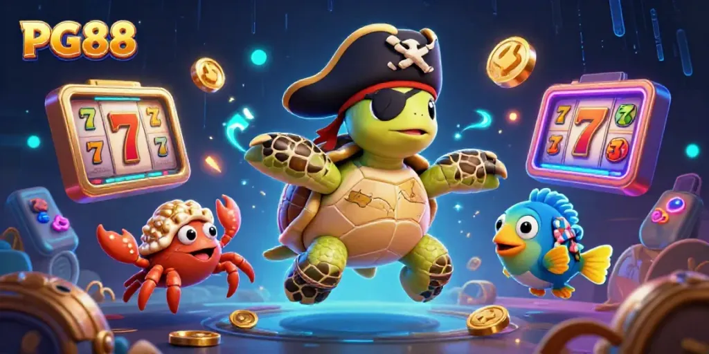 Experience thrilling PG88 gameplay with vibrant characters and dynamic casino elements.