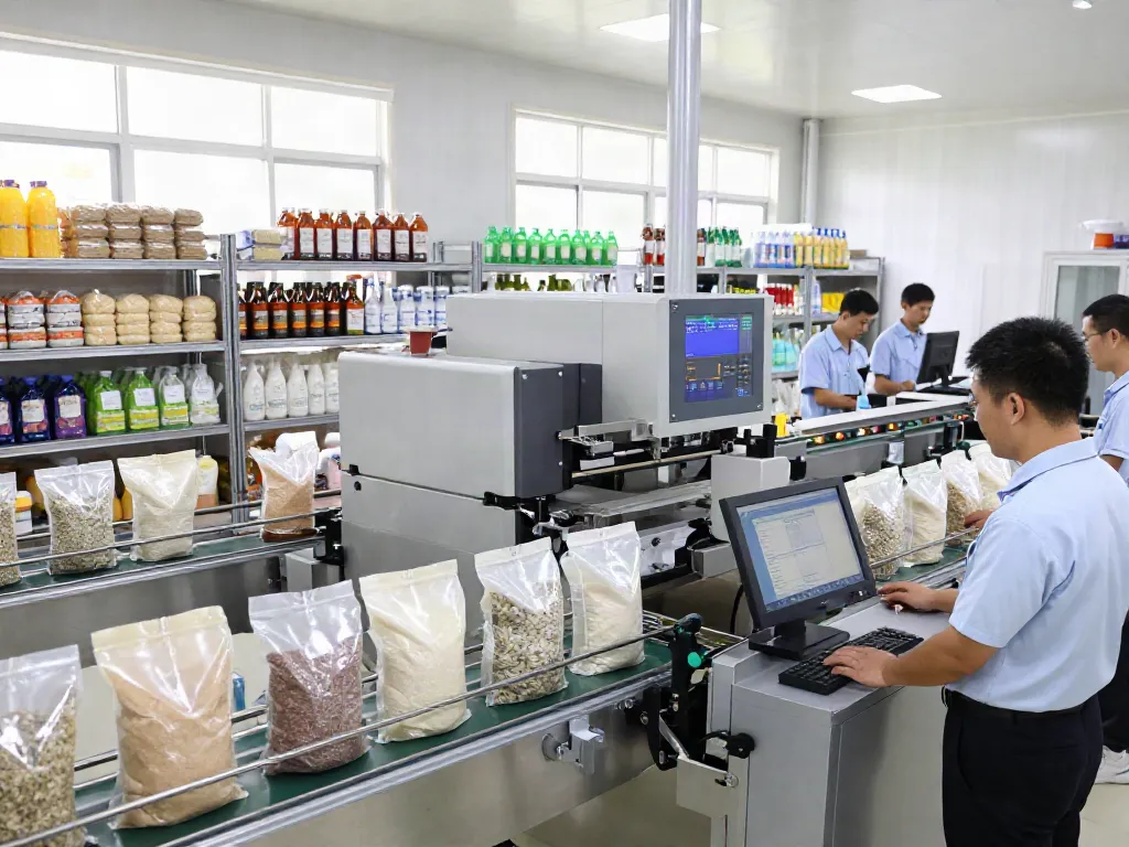 Automated bagging solutions enhancing packaging precision in a modern facility.