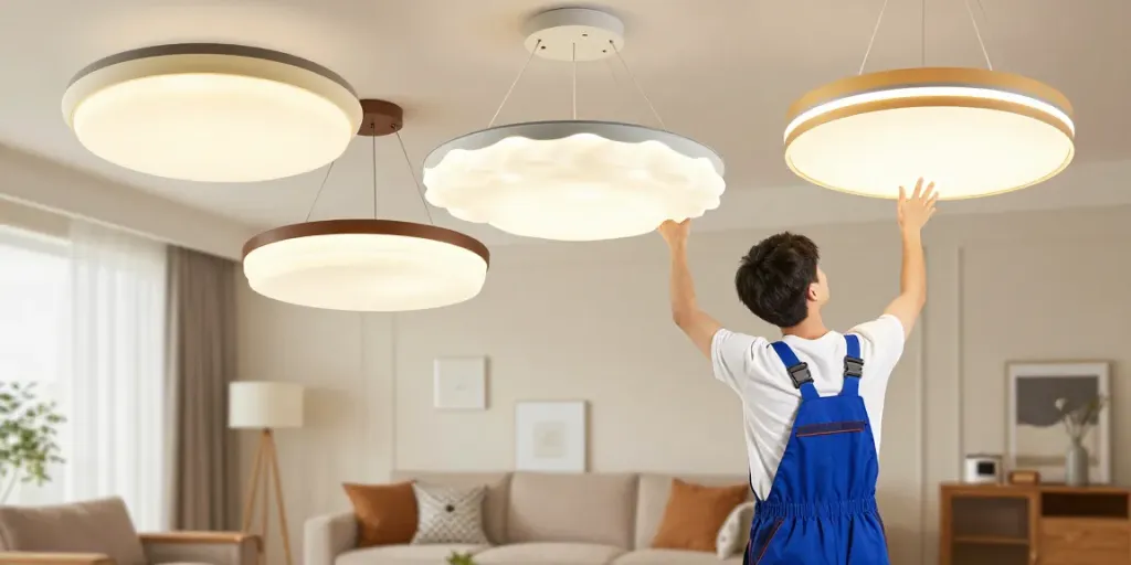 Lustra LED de înaltă calitate instalată de un profesionist de încredere, oferind servicii locale.